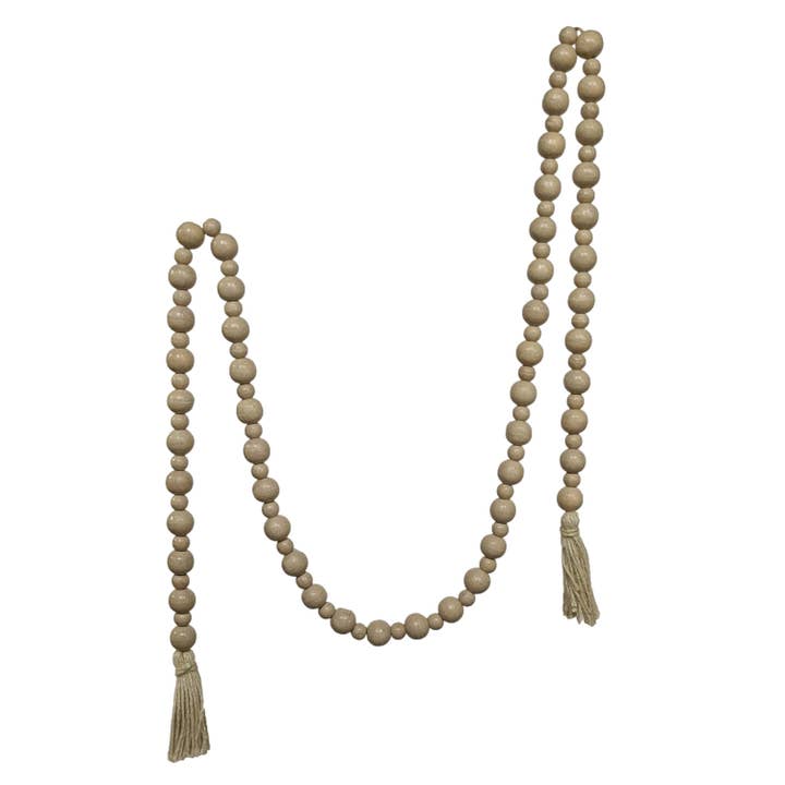 Wilco Home - Wholesale Slingers - 90" WD BOHO Bead Garland voor Kerstmis, herfst en elke dag4