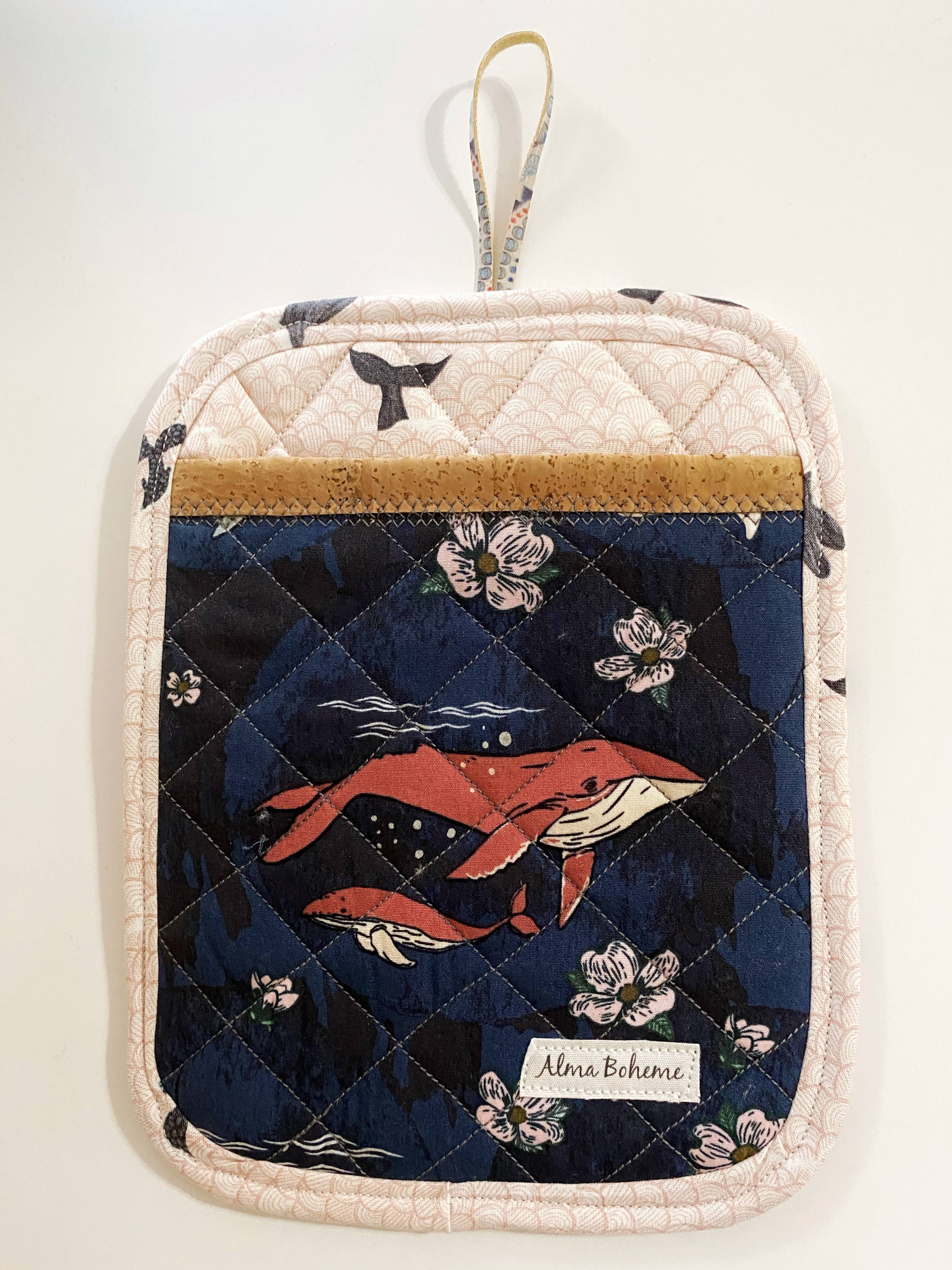 Alma Boheme Handmade - Wholesale Ovenwant/pothouder - Duurzame pannenlap van kurk en katoen met zakje13