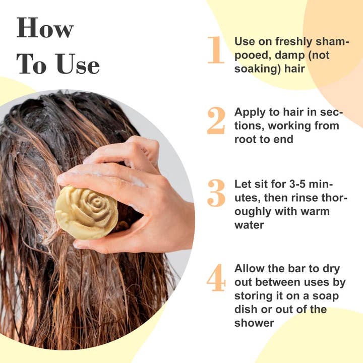 Relaxcation - Wholesale Hair Conditioner - RICE WATER PROTEIN Hair Growth Strengthening Conditioner Bar4