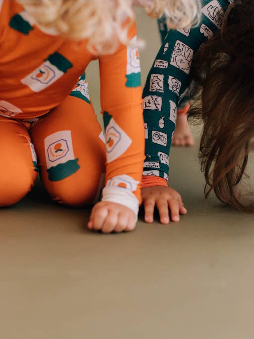 Tangerine Rêve - Wholesale Sleepwear Set - Kids - Confiture de Tangerines Pajamas6