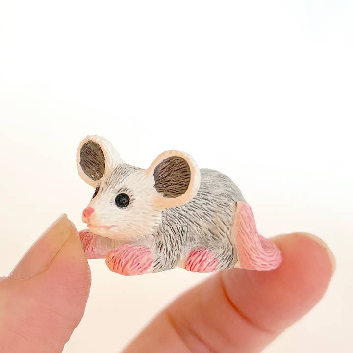 The Gifted Rat - Wholesale Decorative Figurine - Fairy Garden Animal Oppossum Possum FigurineÂ