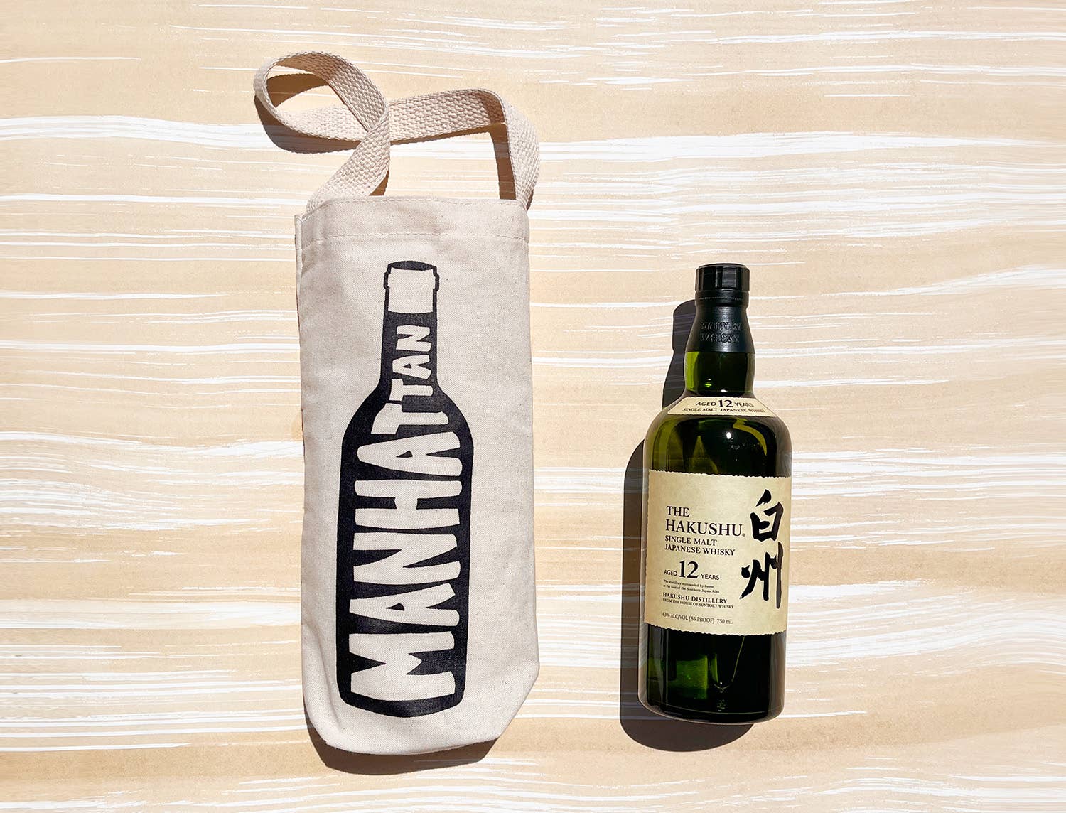 Maptote - Wholesale Wine Tote - Manhattan Single Wine Totes - USA Made Cotton Canvas Bag3