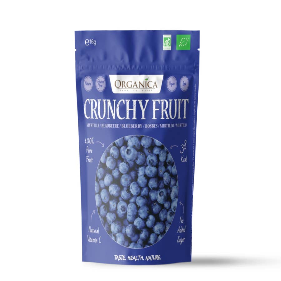 Crunchy fruit - framboise lyophilisée bio - Organica