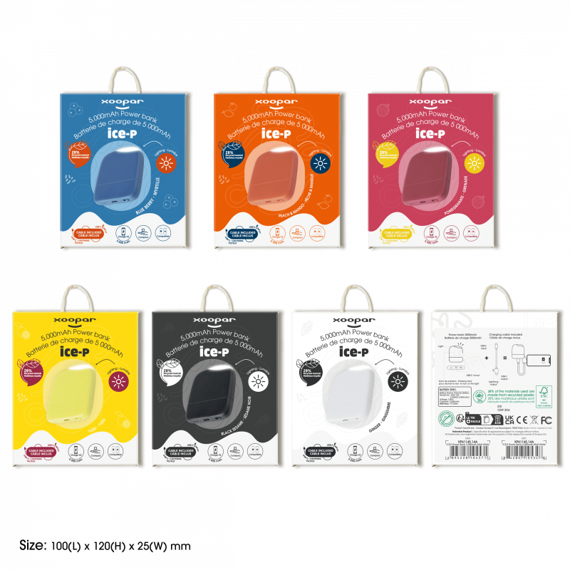 Xoopar Europe - Wholesale Portable Charger - Ice-P Powerbank 500022