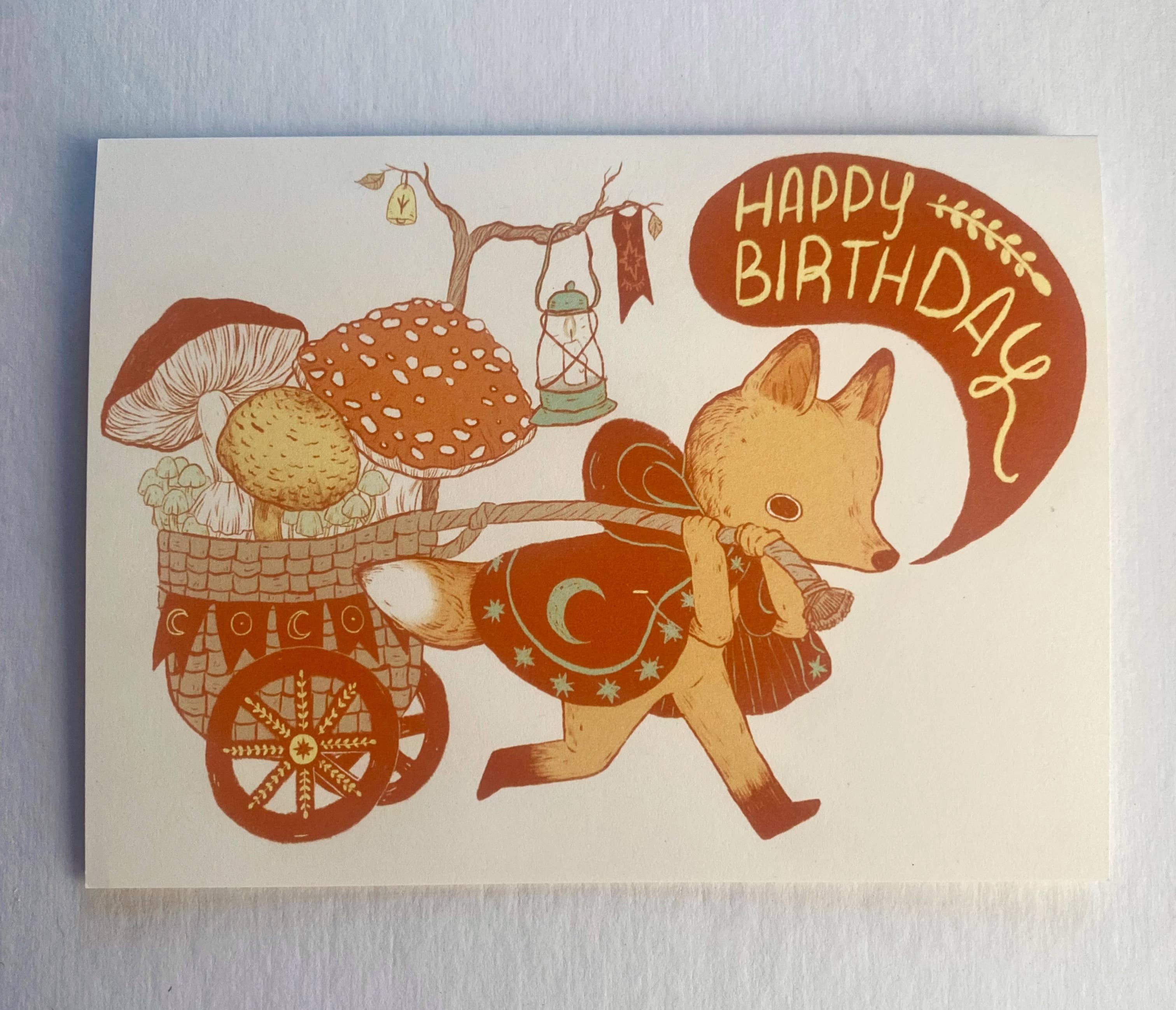 Marika Paz Illustration - Wholesale Birthday Card - Mushroom Birthday Card1