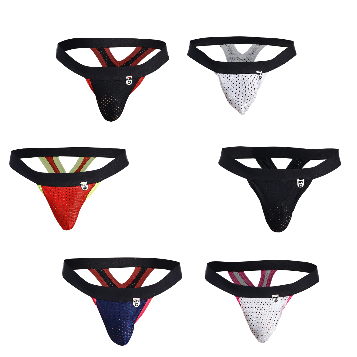 Malebasics Underwear - Wholesale Underwear - Men's - Mob Mesh Y Thong1