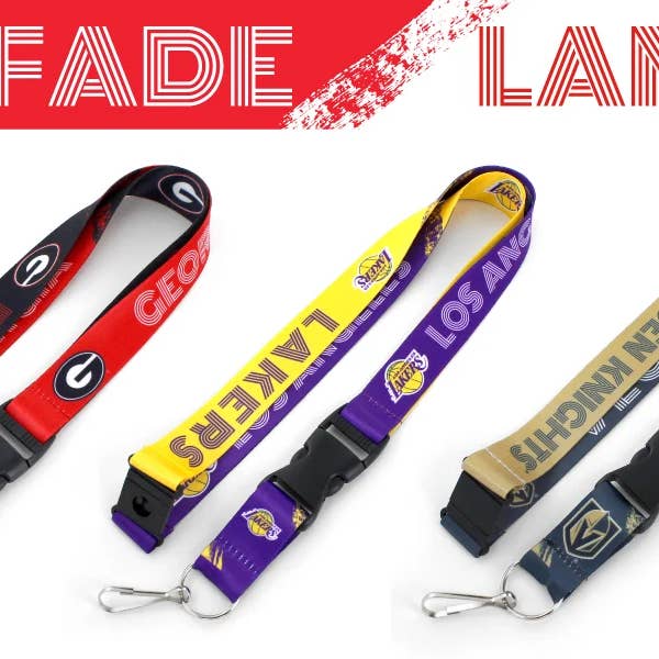 Aminco USA - Wholesale Lanyard - Unisex - NFL Detroit Lions Crossfade Lanyard1