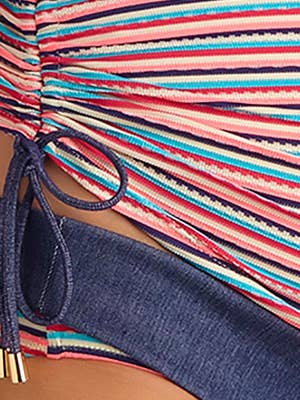 Arizona Jacquard Randig Tankini för wholesale av Pez D'Or