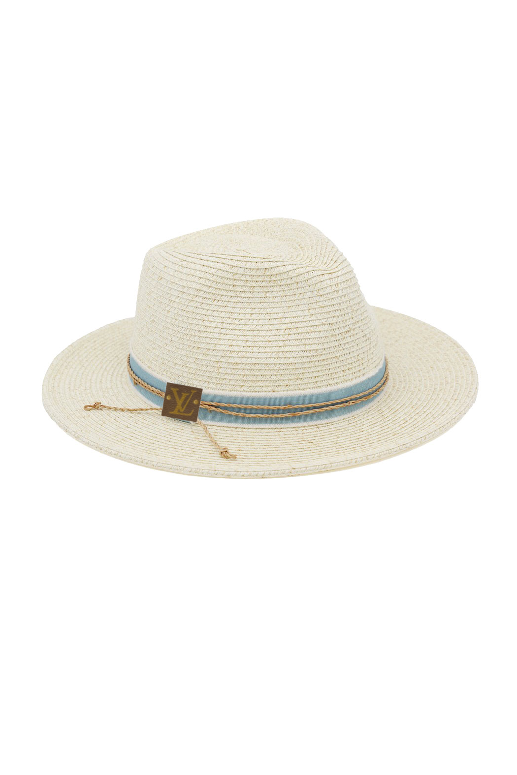Embellish Your Life - Wholesale Straw Hat - Women's - Upcycled Hat Band Straw Panama1