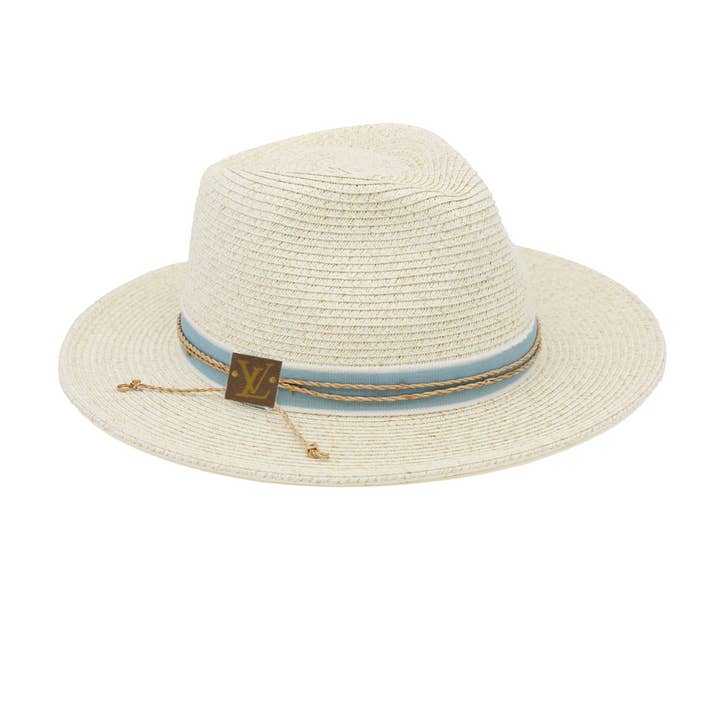 Embellish Your Life - Wholesale Straw Hat - Women's - Upcycled Hat Band Straw Panama1