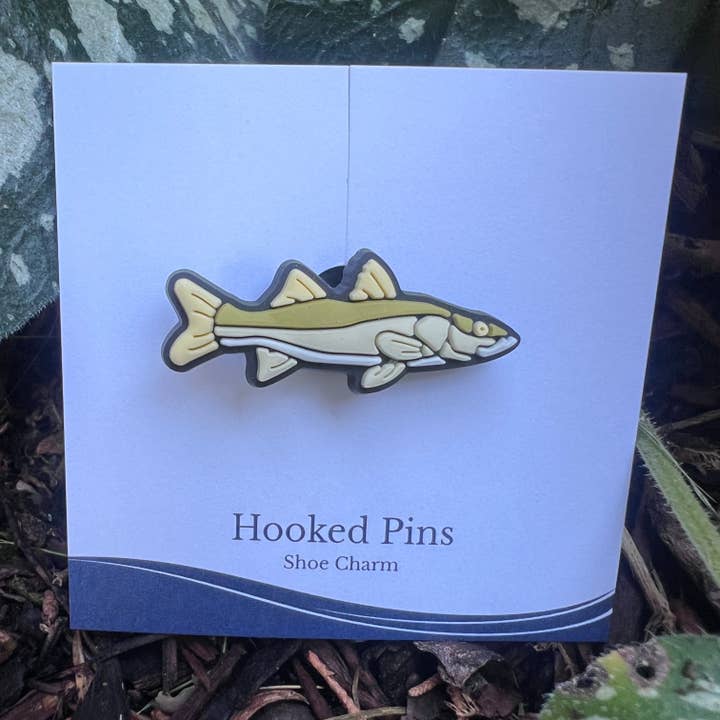 Shoe Charm - Snook for wholesale by Hooked Pins