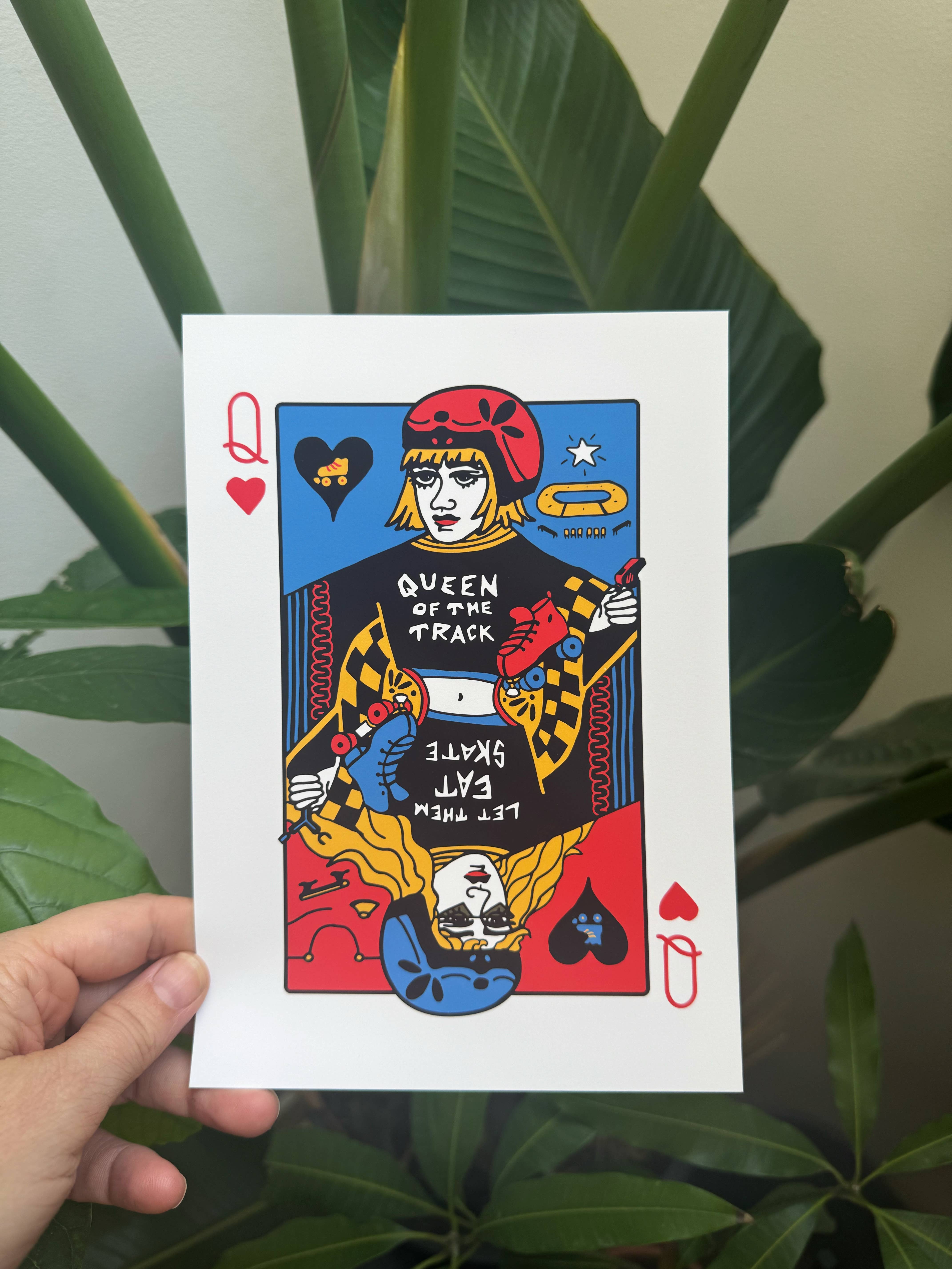Create & Skate Factory - Wholesale Art Print - Queen of Skates Art Print4
