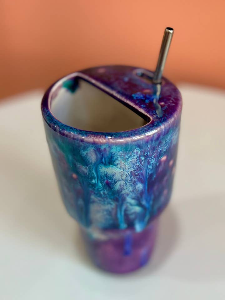 Purple Haze To-Go Tumbler for wholesale by The Glazing Sun