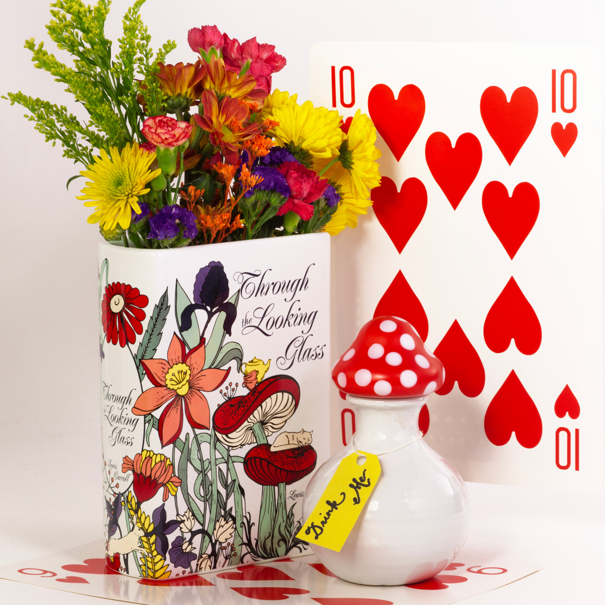 Steel Mill & Co UK - Vente Vases - Vase à livres, de l'autre côté du miroir3