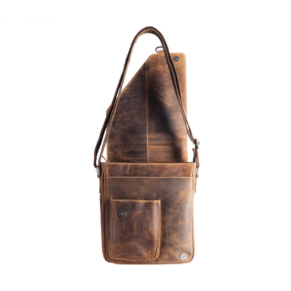 Arrigo - Wholesale Shoulder Bag - Women's - Arrigo Buffalo Leather Shoulder Bag with flap - 3 colours11
