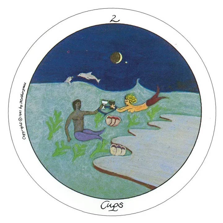 U.S. Games Systems Inc. - Wholesale Tarot Cards - Mini Motherpeace Round Tarot Deck & Book Set