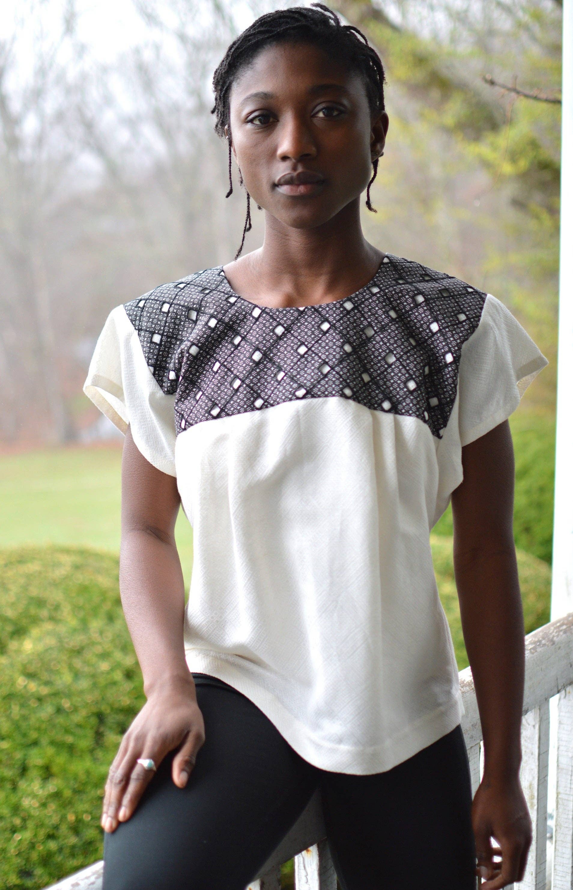 Folkwear – Engroshandel Kjole - Dame – 142 Old Mexico-kjole - sy-mønster2