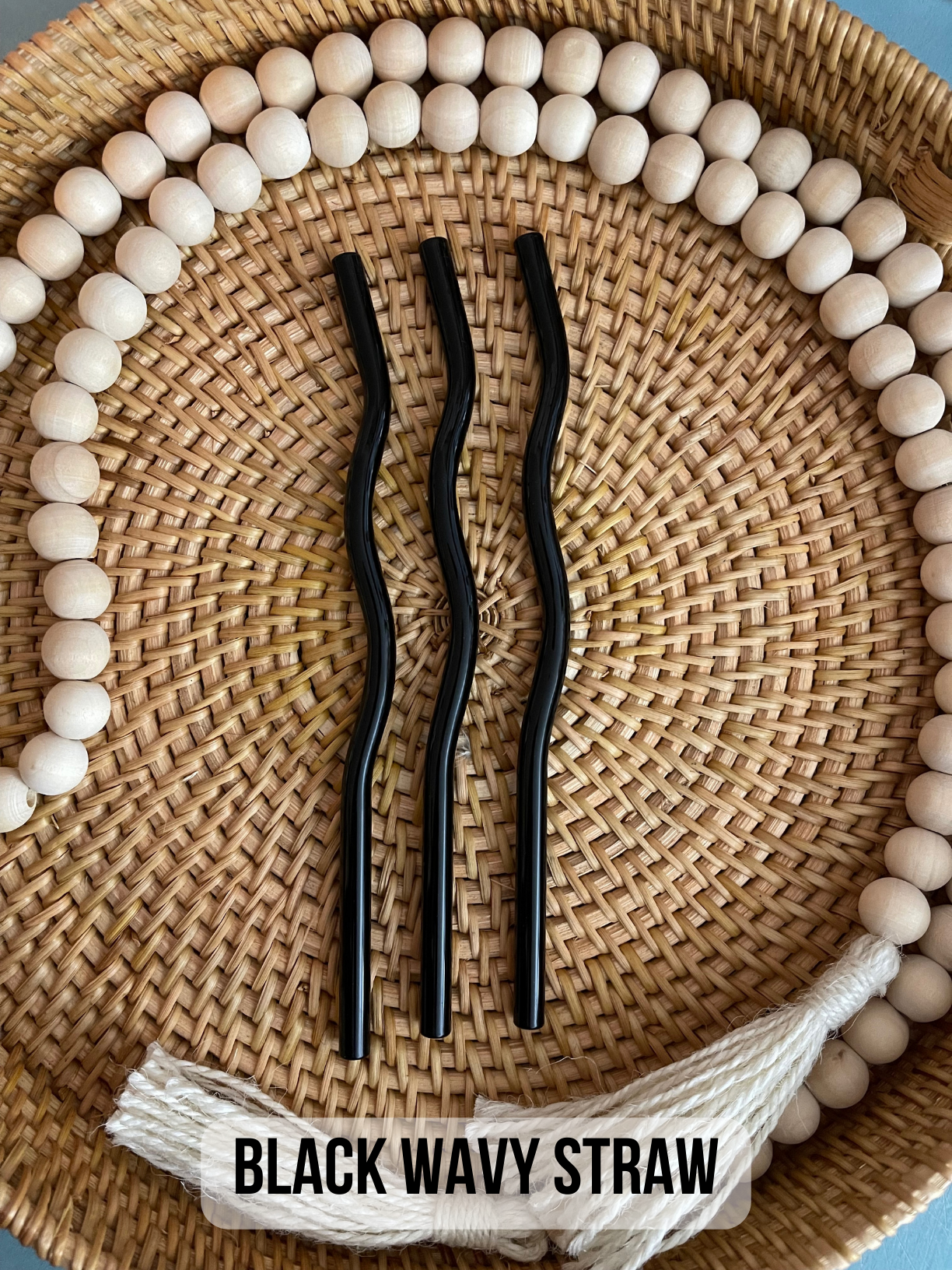 Curly Tailed Designs – Großhandel Trinkhalm – Farbige, gewellte Glasstrohhalme für Libbey Can Glass mit 16 Unzen/8 Zoll7