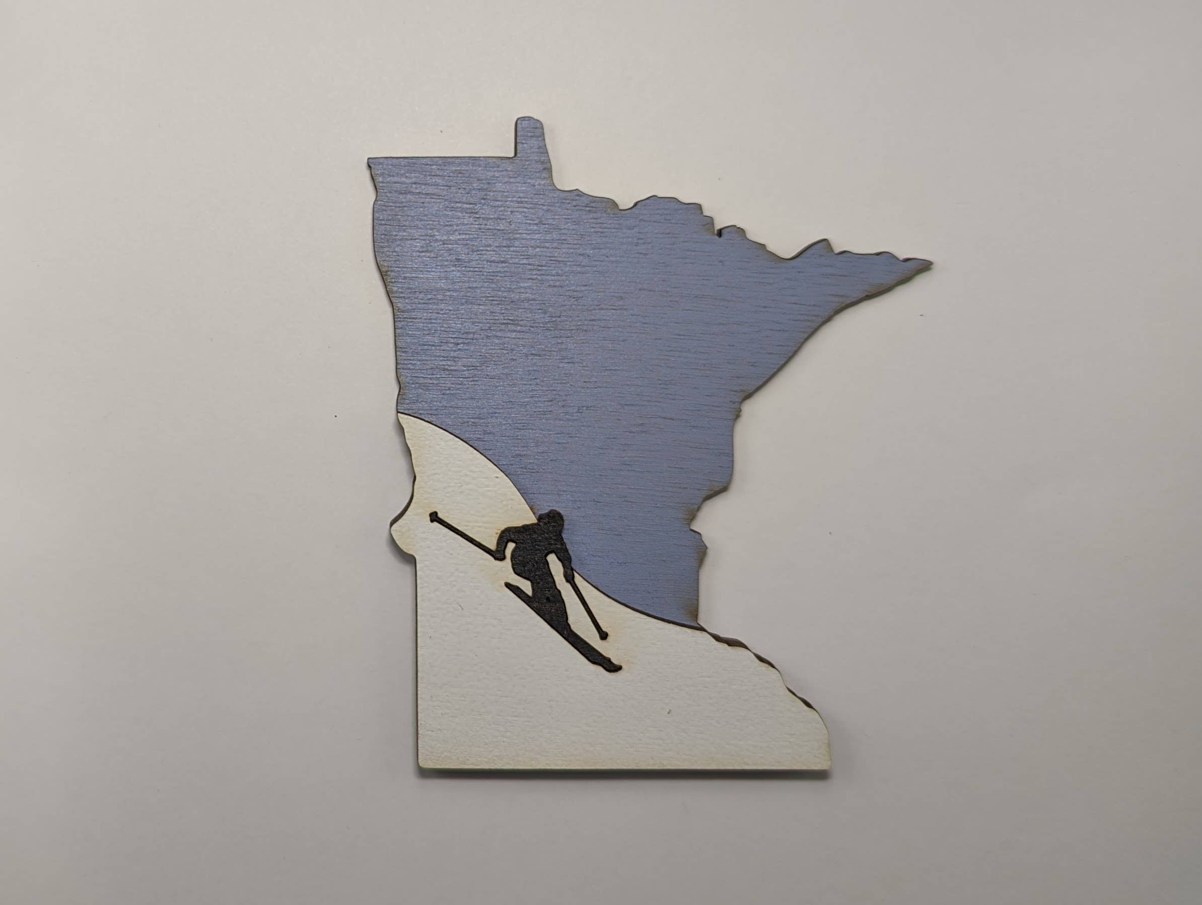 Knit and Nailed - Wholesale Ornament - Minnesota Wood Ornament Art 5" varieties4