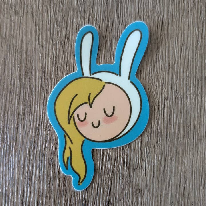 Sadsquatch - Wholesale Sticker - Fiona and Cake - Cute Adventure Time Vinyl Sticker Friends