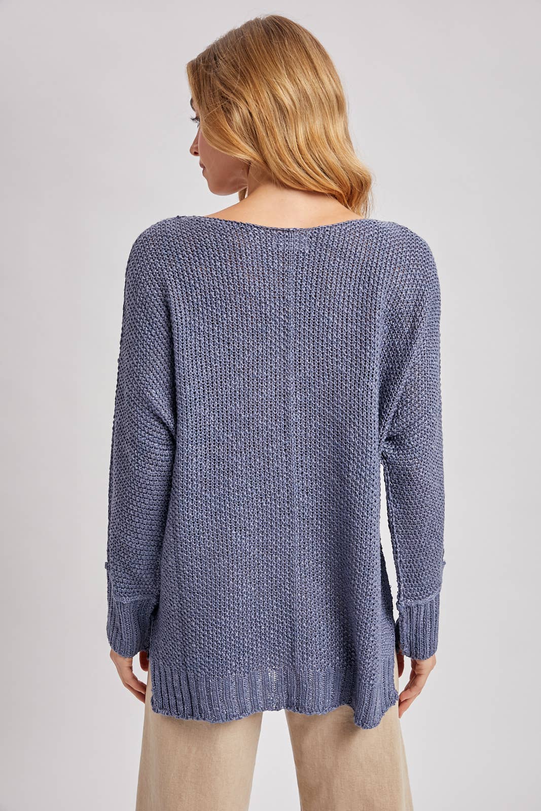 Bluivy - Wholesale Knit Sweater - Women's - REVERSE SEAM LOOSE FIT SWEATER4