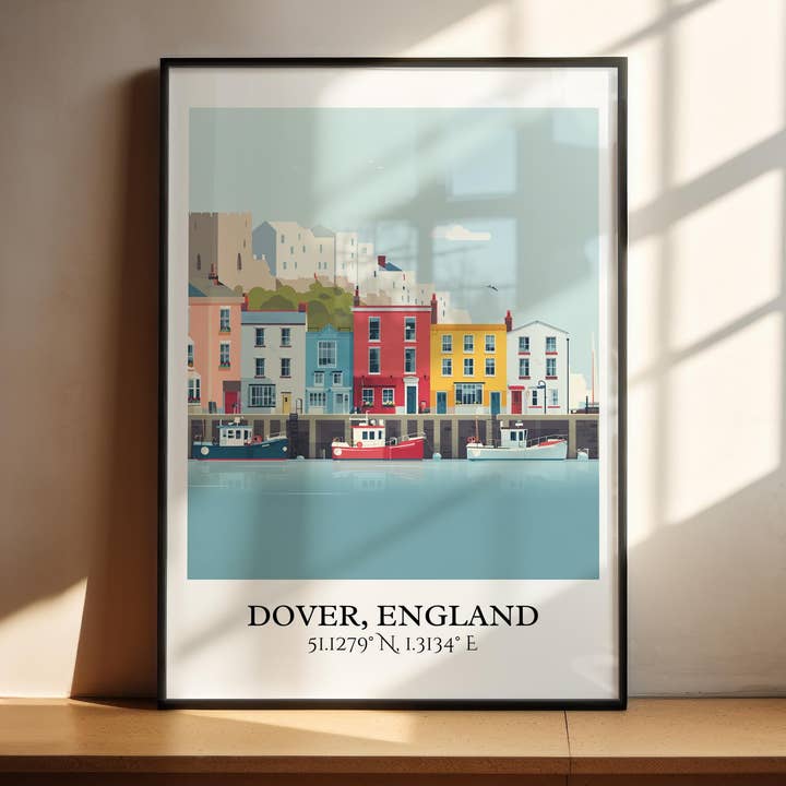 Dover England Art, UK Retro Travel Art, Dover UK Home Decor, Dover England Gift, England Travel Art, Travel Prints, Housewarming Gift and other Purchase Wholesale dover. Free Returns & Net 60 Terms on Faire trending on Faire.