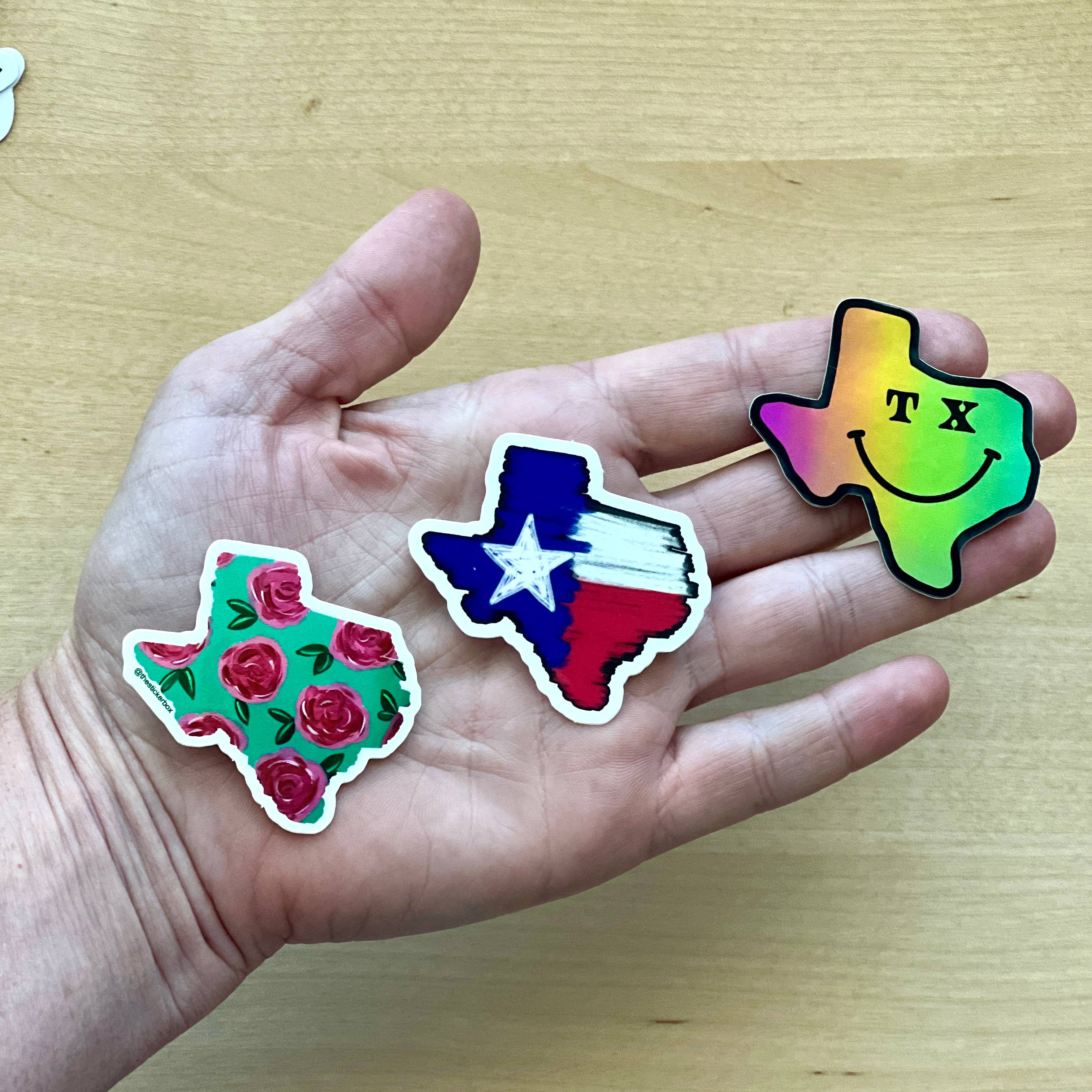 The Sticker Box | Texas Inspired Stickers & Magnets - Wholesale Sticker - Texas Mini Sticker Pack Wildflower Waterproof1