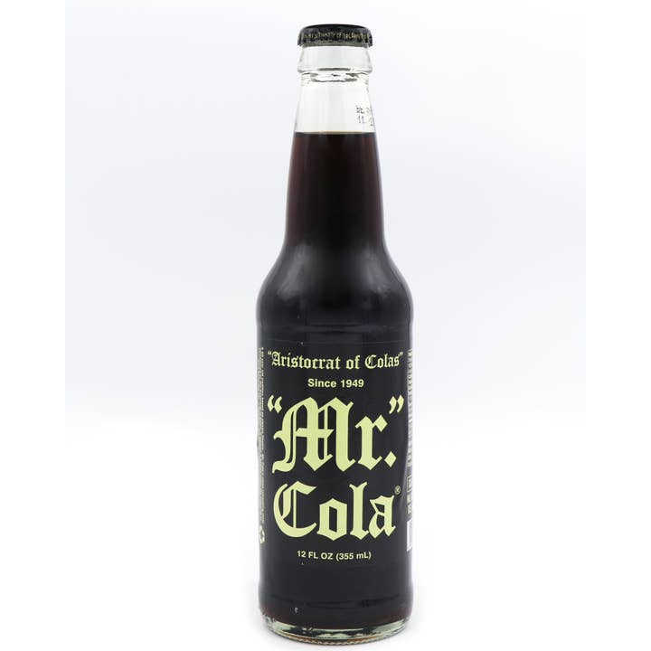 Grandpa Joe's Candy Shop - Wholesale Soda/Carbonated Drink - Mr. Cola Soda, 12oz Glass Bottle 12ct