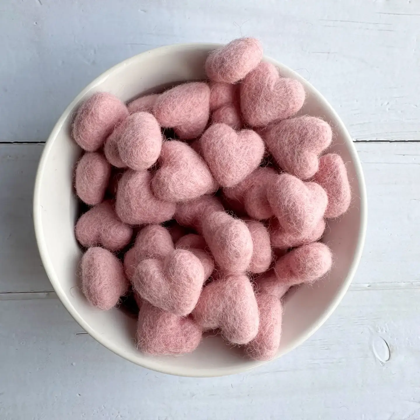 Sewing Seeds Play – Engroshandel Bordpynt – Lille lyserødt filthjerte2