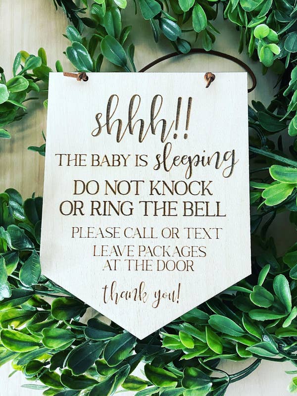 Do Not Ring - Slapende baby - Hanger voor wholesale door bluefortytwodesigns