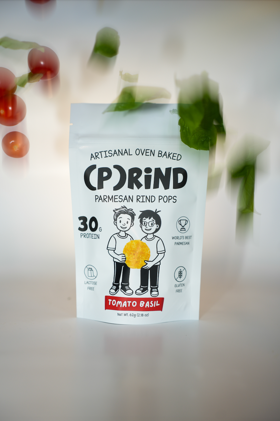 (P)rind, Co. - Wholesale Puffed Snack - Tomato Basil Parm Pops Double Pack2