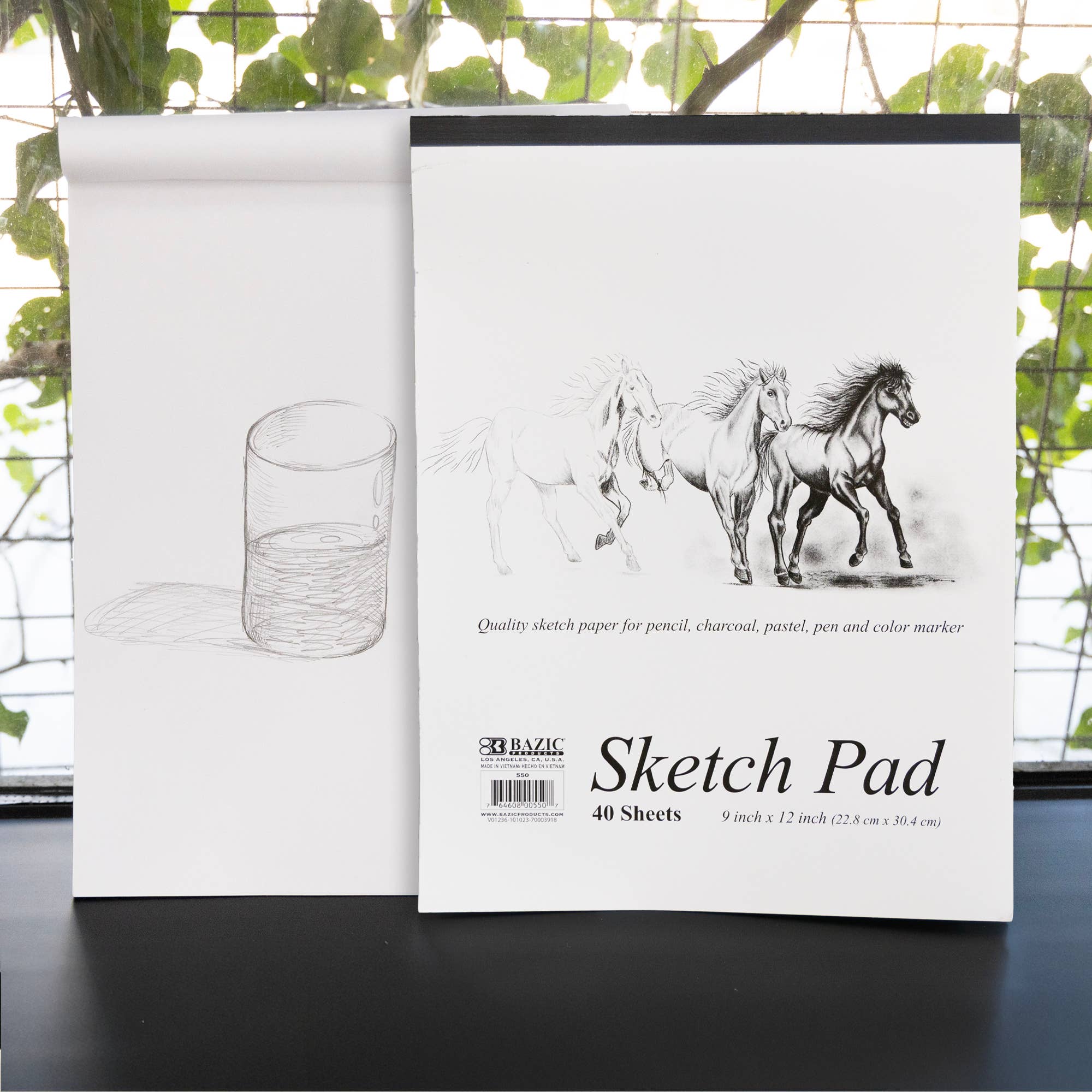 BAZIC Products - Wholesale Sketchbook/Sketchpad - Sketch Pad 9"X 12"(40 Ct.)3