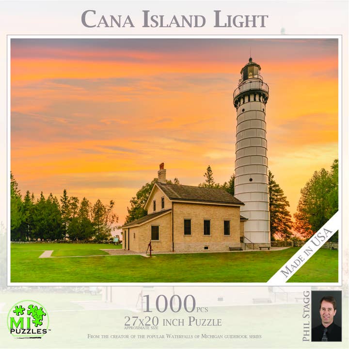 Cana Island Light - Door County - 1000 Pc. Wisconsin Puzzle for wholesale by Phil Stagg Photography