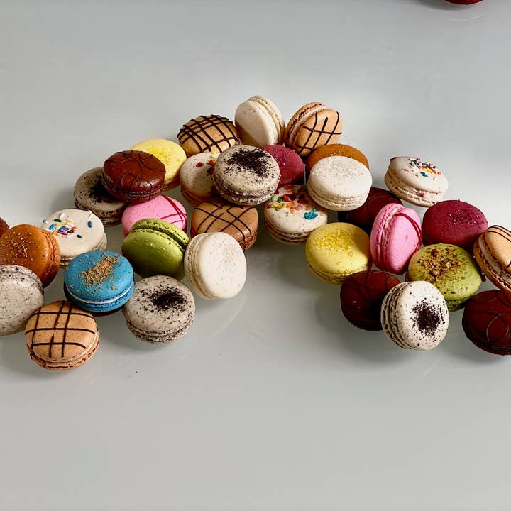 Savor Patisserie French Macarons - Wholesale Cookie - Build Your Own Assortment - (100) Bulk French Macarons
