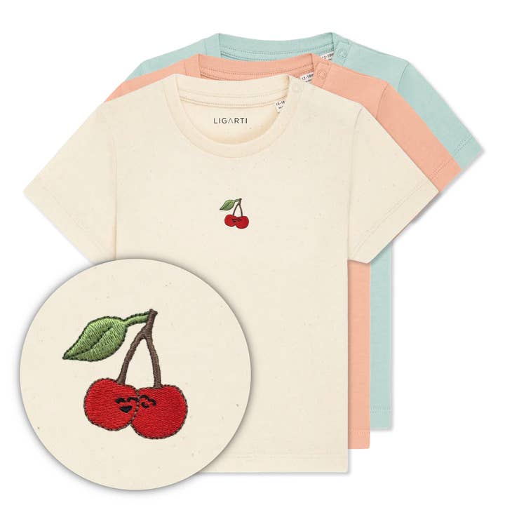Baby Shirt - Cherries for wholesale by LIGARTI