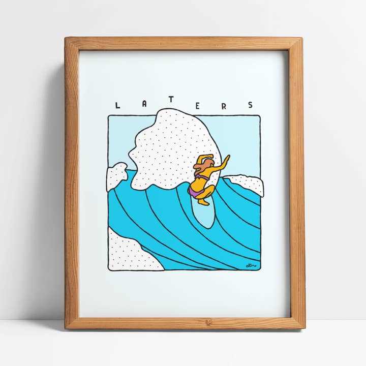Laters Art Print för wholesale av Alimo