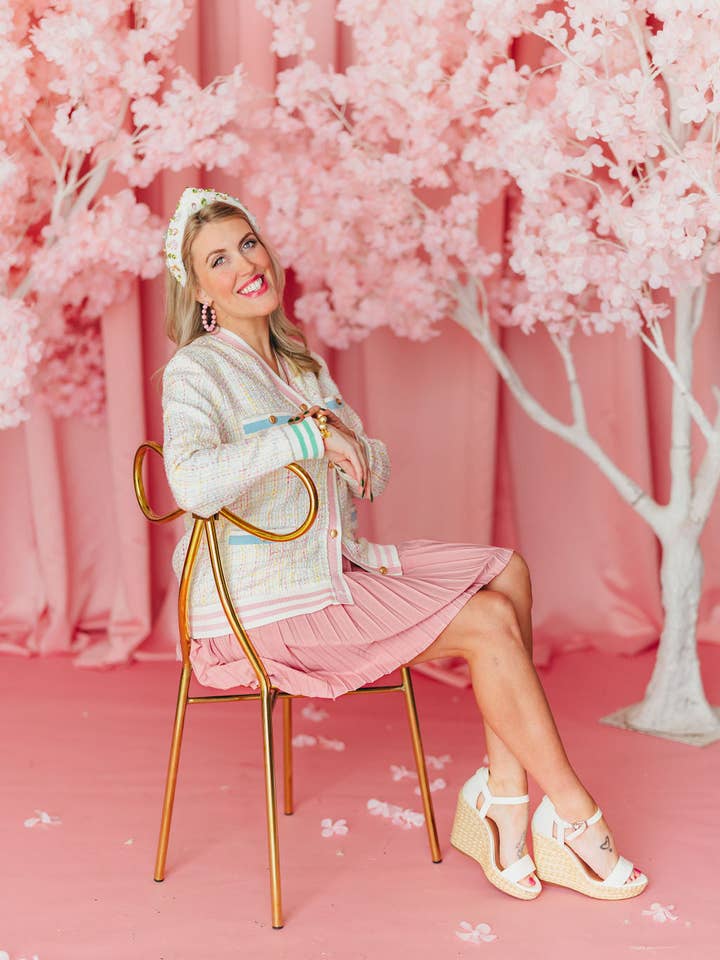 Brianna Cannon - Wholesale Cardigan - Women's - Pastel Tweed Cardigan 9