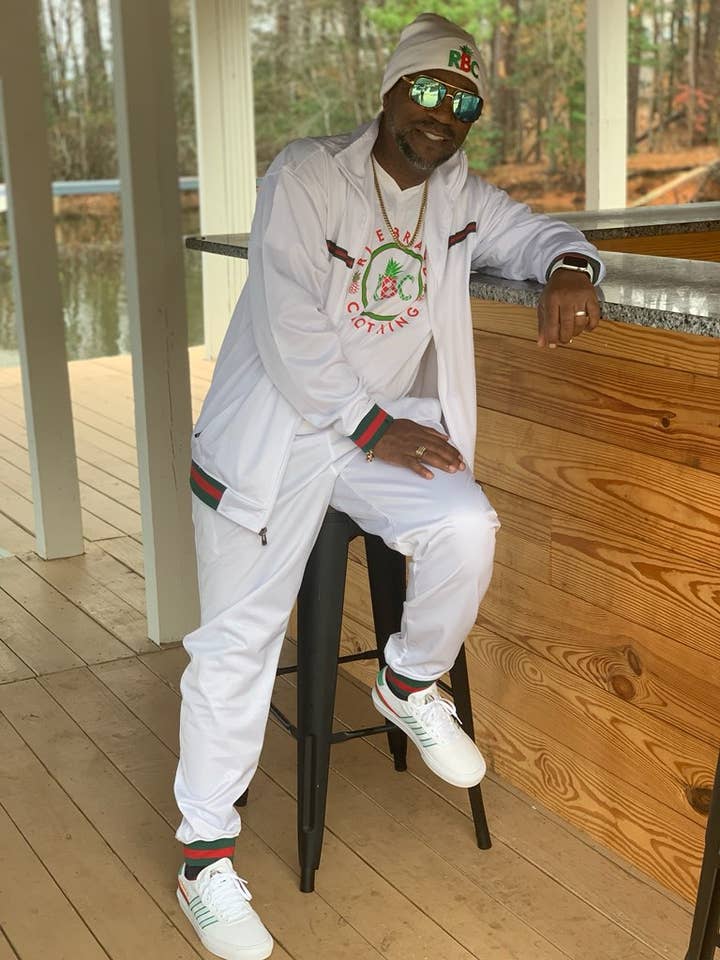 Holy White Pineapple By (The Duke) Jogger for wholesale by Ripe Brand Clothing/Royal Blossom Company