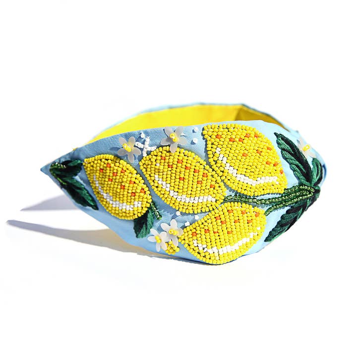 Kingston Jewellery - Wholesale Fashion Headband - Women's - Blue Citrus Headband1