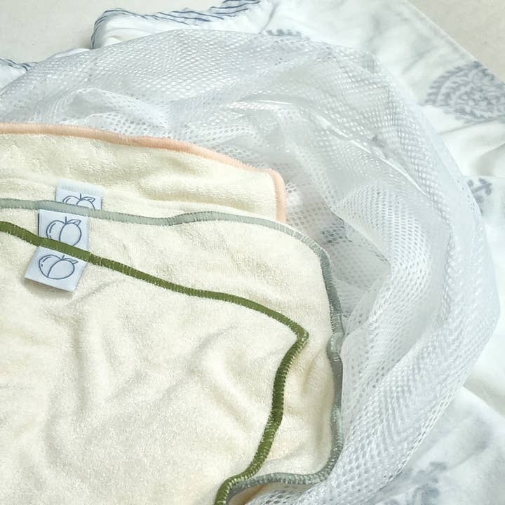 Just Peachy – wholesale Ansikts- och kroppsservetter – Baby – Bambu Terry återanvändbara baby våtservetter 6 Pack - mossa2