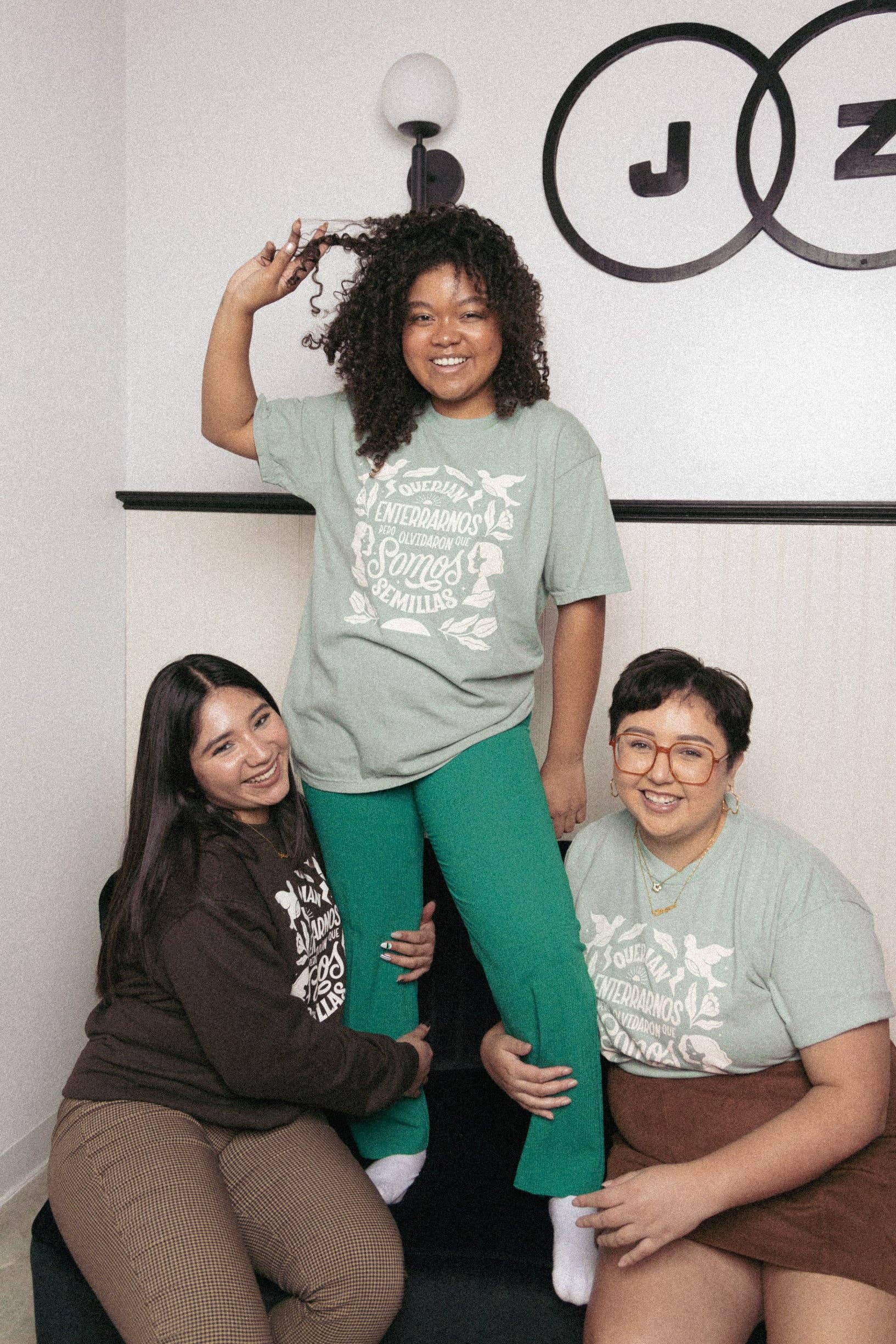 Jen Zeano Designs - Wholesale Screen Printed T-Shirt - Women's - Semillas Tee1