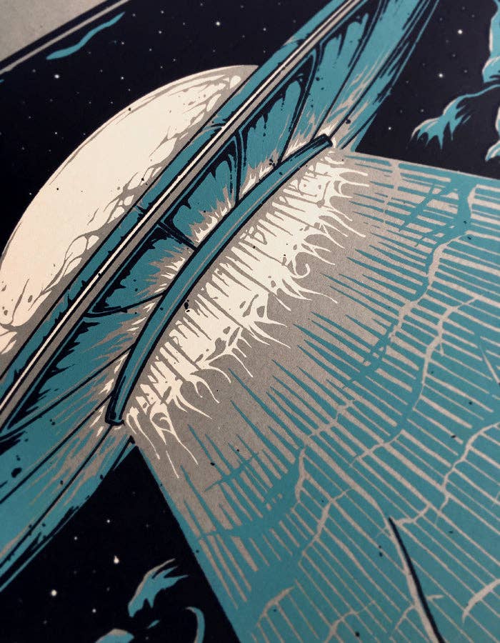 Half Hazard Press – Impressão artística por atacado – UFO vs. USO2