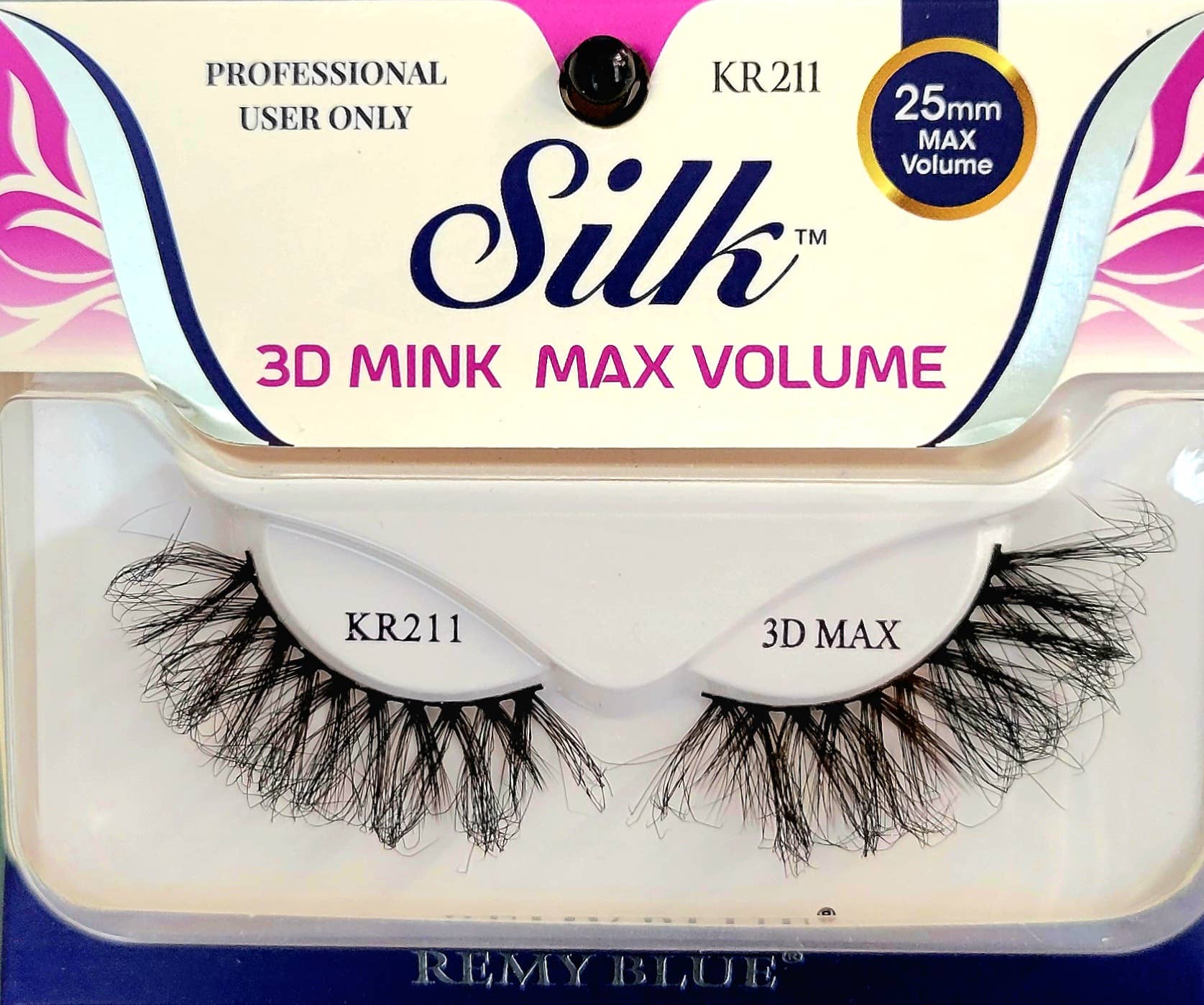 AEsthetic - Venta al por mayor Pestañas postizas - PESTAÑAS DE VISÓN DE SEDA 3D REMY BLUE22