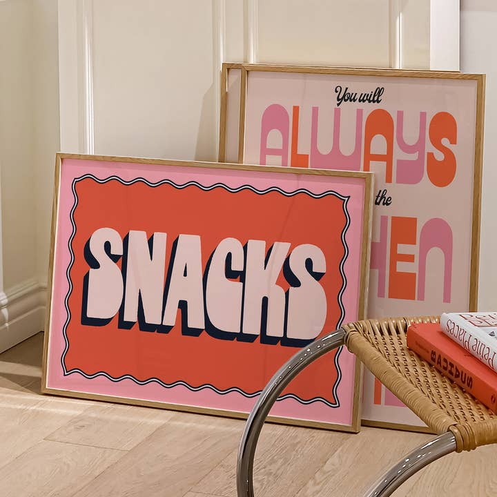 Lámina Snacks Kitchen para venta al por mayor de HollieGraphik