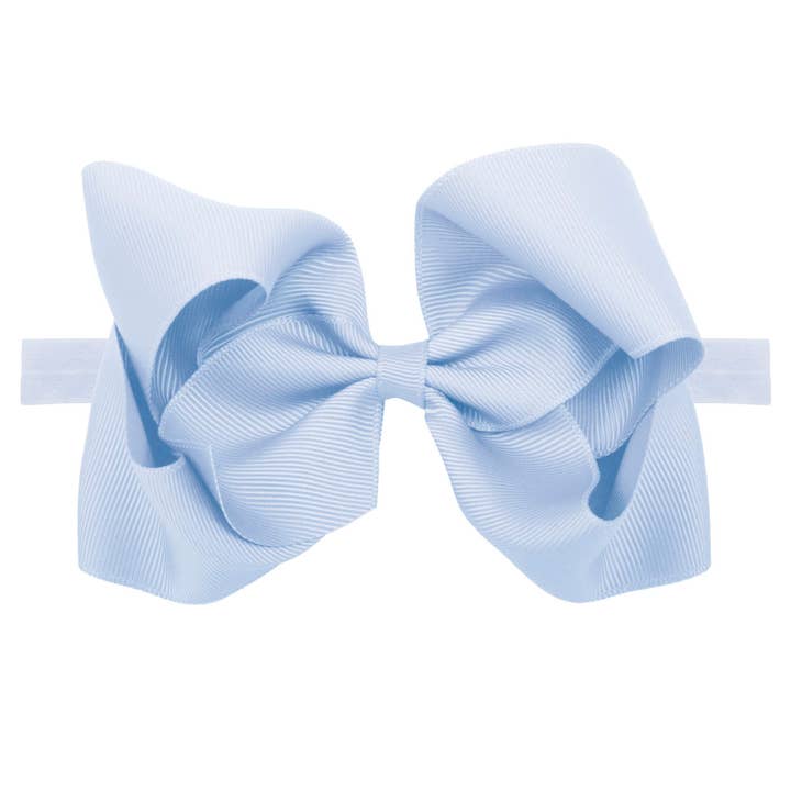 Extra Large Bluebell Baby Headband for wholesale by Verity Jones London