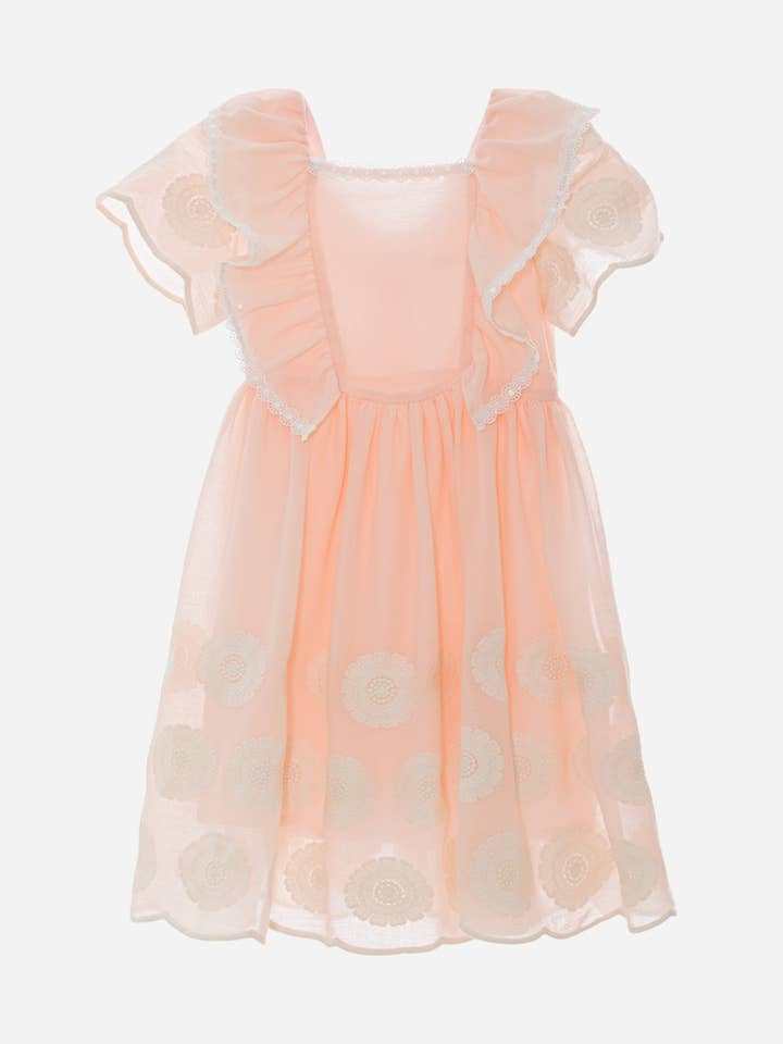 Bleg lyserød kjole for engroshandel hos Patachou