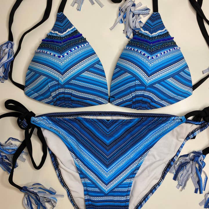 LAZYDAISYSWIMWEAR - Wholesale Two Piece Swimsuit - Women's - Sundream Chevron Bikini Set10