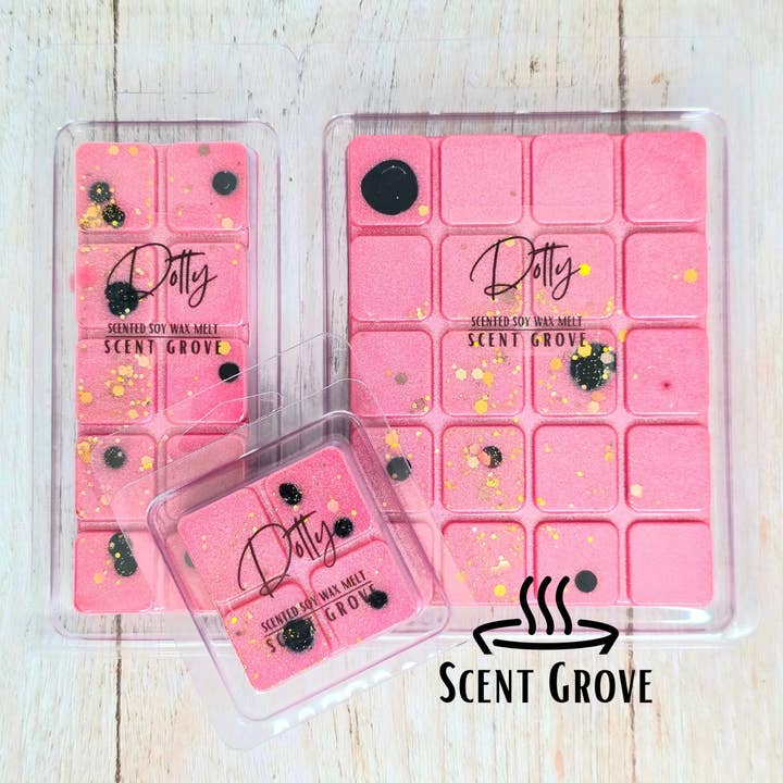 Dotty type scented soy wax melt for wholesale by Scent Grove