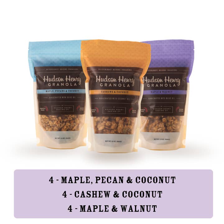 Hudson Henry Baking Co. - Wholesale Granola - Classic Granola Trio