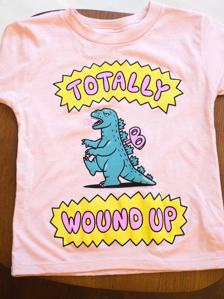 Ambitious Kids - Wholesale Screen Printed T-Shirt - Kids - Totally Wound Up | Kids Graphic Tee